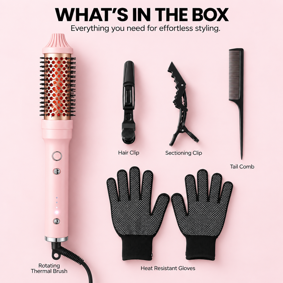 CurveSpin™ Pro Rotating Thermal Brush