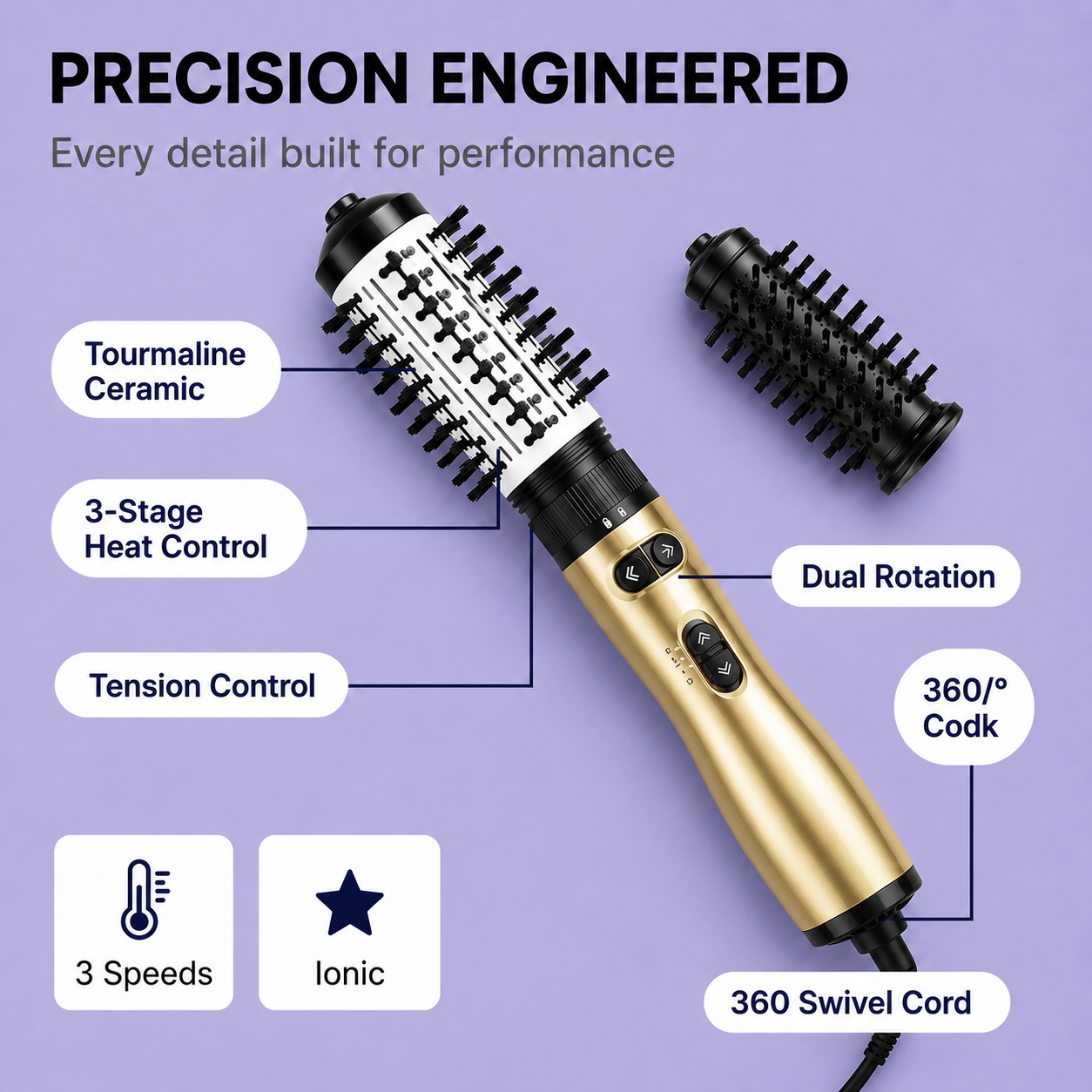 Secador de Pelo AeroSpin™ Pro
